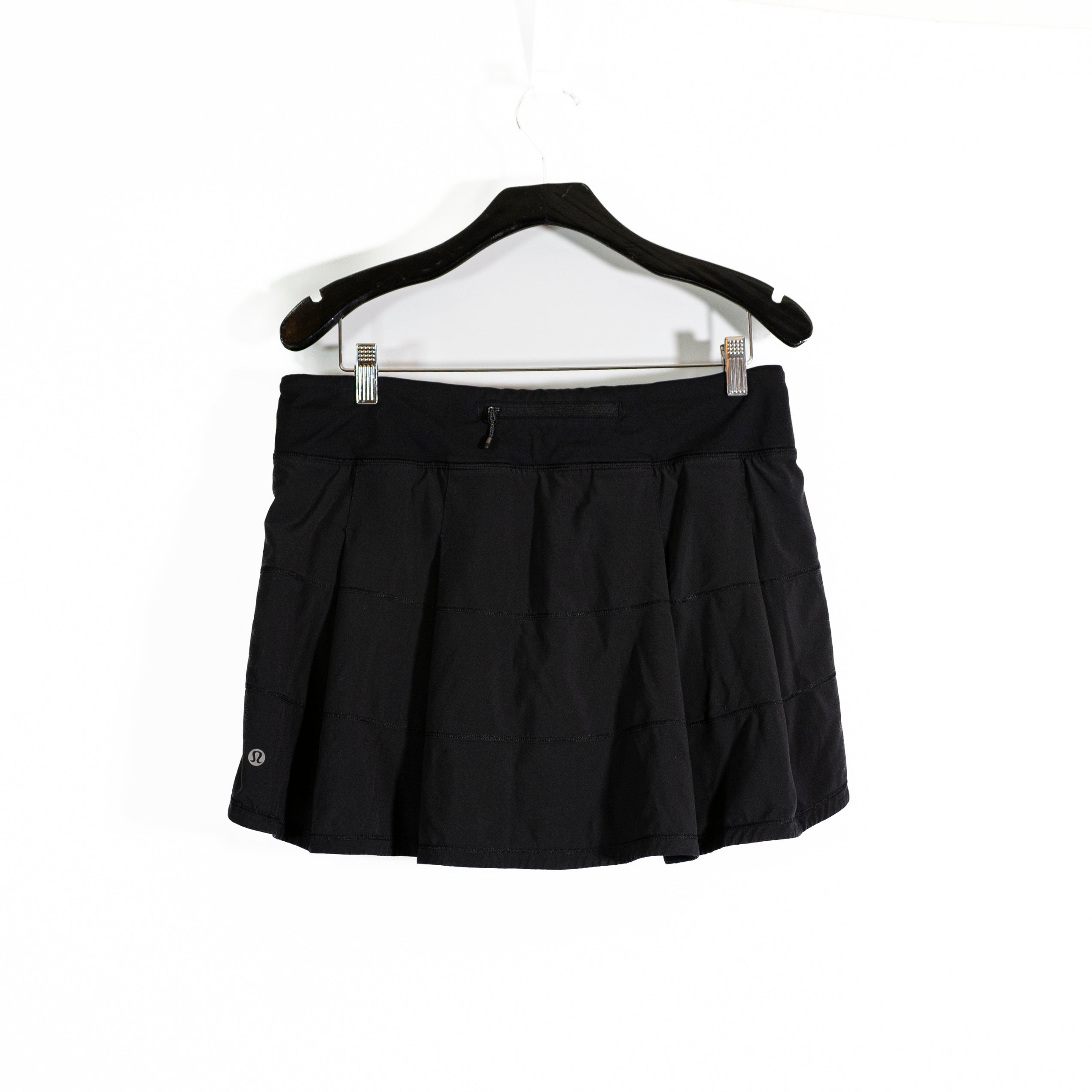 Lululemon Women's Pace Rival Athletic Work Out Tennis Golf Mini Skirt Black 10