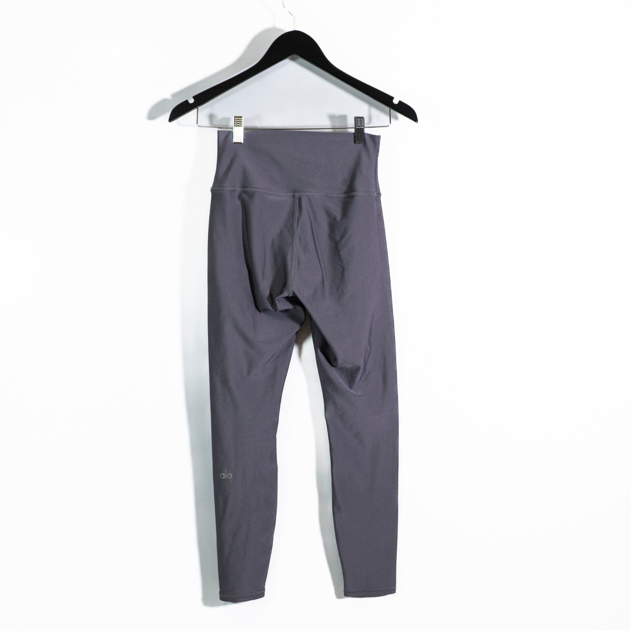 Alo Yoga Women's High Rise Athletic Work Out Full Length Leggings Gray Small