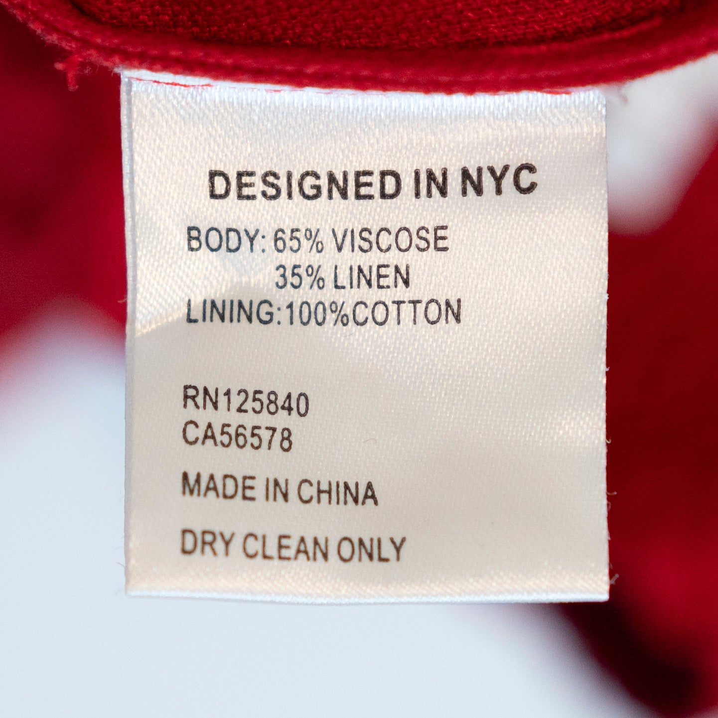 Fifth & Mode O-Ring Cut Out Linen Blend Tank Strap Midi Dress Red 2