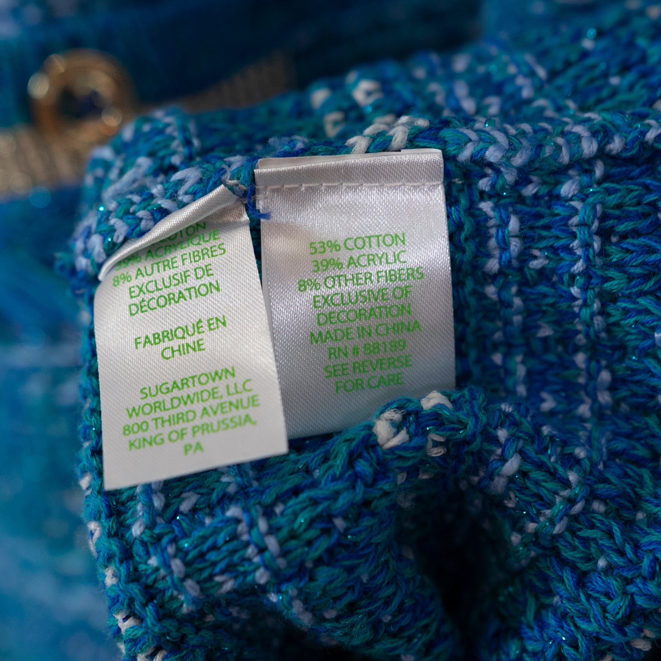 NEW Lilly Pulitzer Beckington Cotton Blend Knit Sweater Dress Blue Grotto Tweed