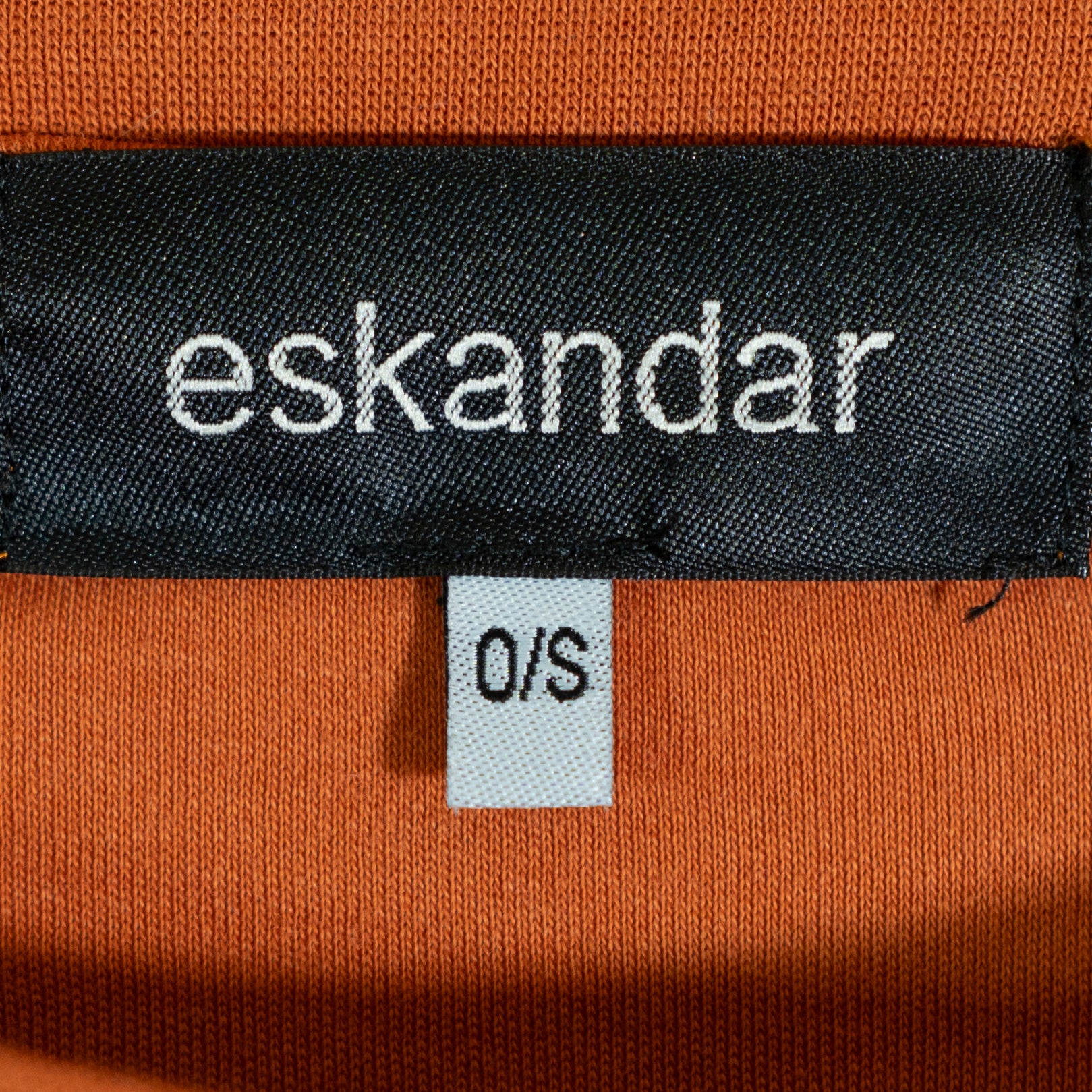 Eskandar Women's 100% Pima Cotton Crew Neck Long Sleeve Pullover Tee Shirt Top