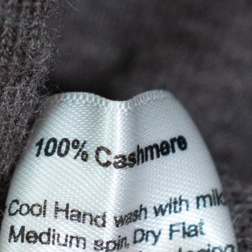 Eskandar Women's 100% Cashmere Knit Button Front Cardigan Sweater Brown OS