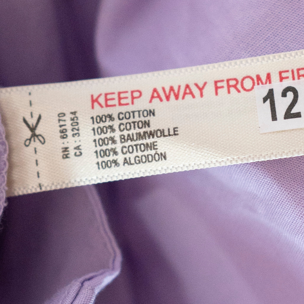 Free People Free-est Have A Thing For You Cotton Ruffle Dress Lavender Fields S