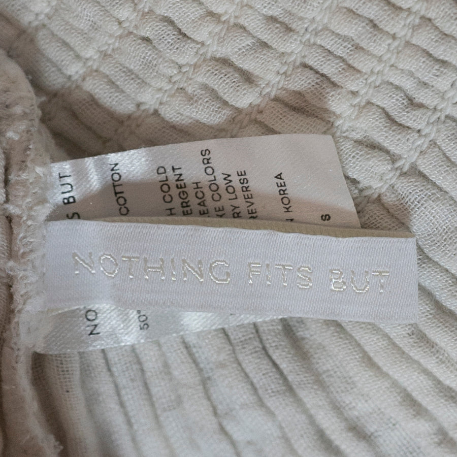 Nothing Fits But Kiko Cotton Modal Stretch Knit Smocked Tiered Maxi Dress Small