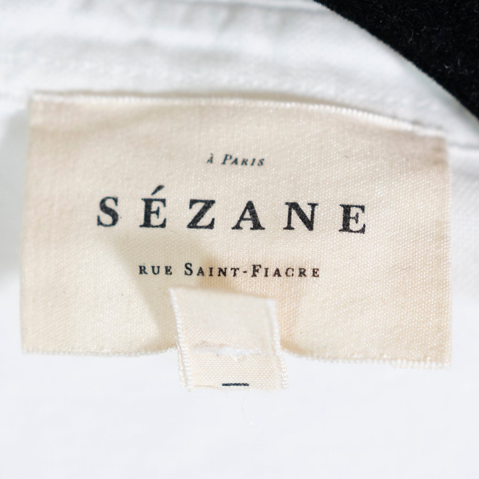 Sezane Tomboy Cotton Collared Long Sleeve Button Down Dress Shirt Hearts Small