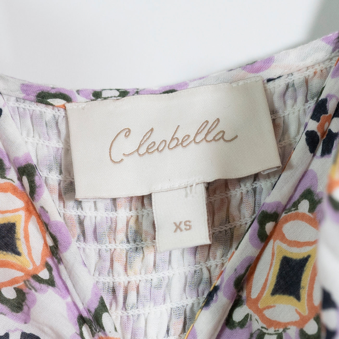 Cleobella Nica Organic Cotton Sweetheart Neckline Tiered Maxi Dress Marrakesh XS