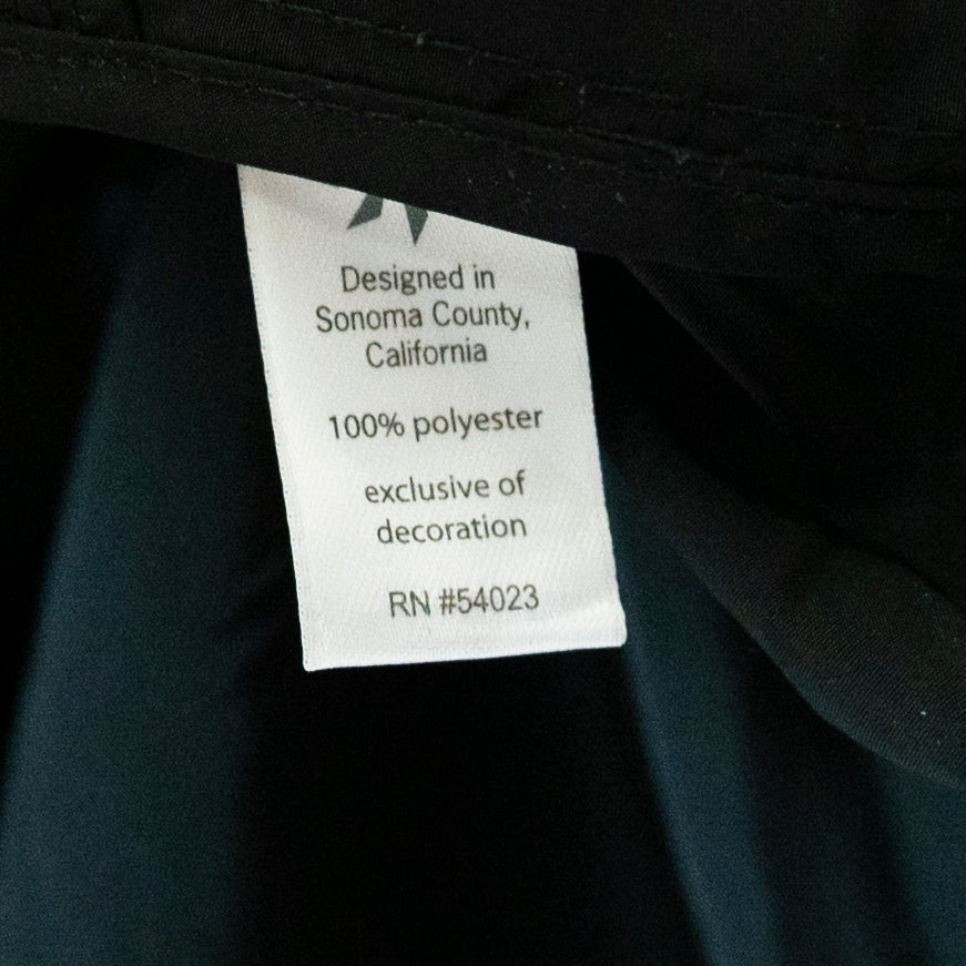 Athleta Women's Drippity Water Resistant Cinch Waist Rain Jacket Coat Black XXS