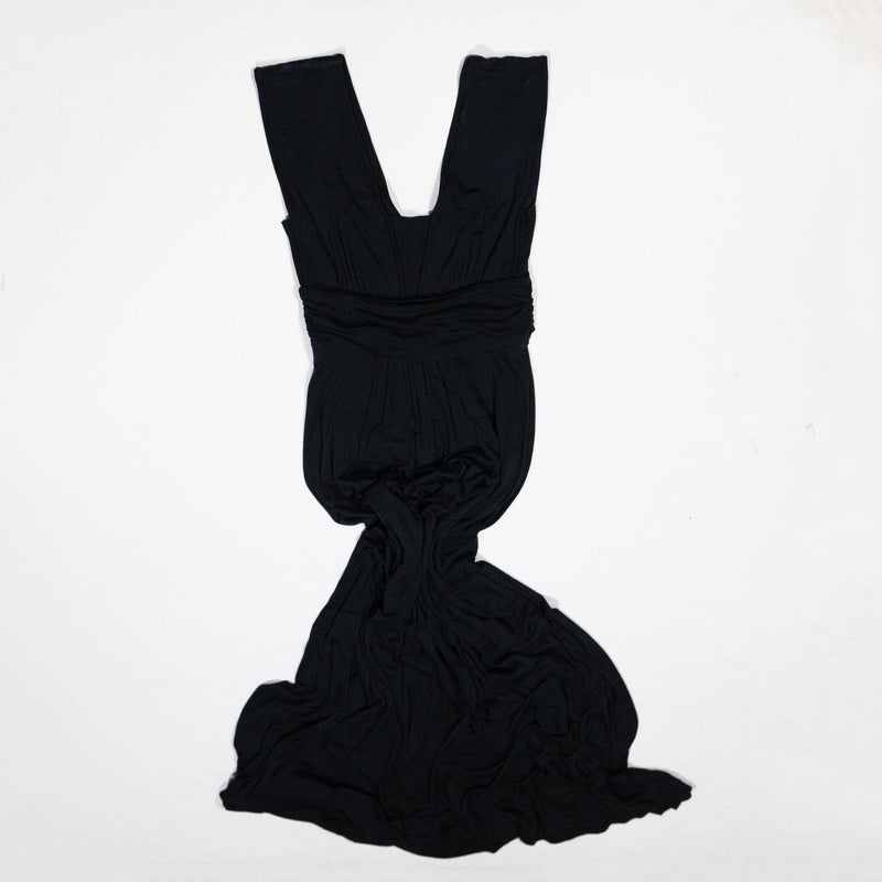 Maeve Anthropologie Verda Jersey Knit Stretch V Neck Sleeveless Long Maxi Dress
