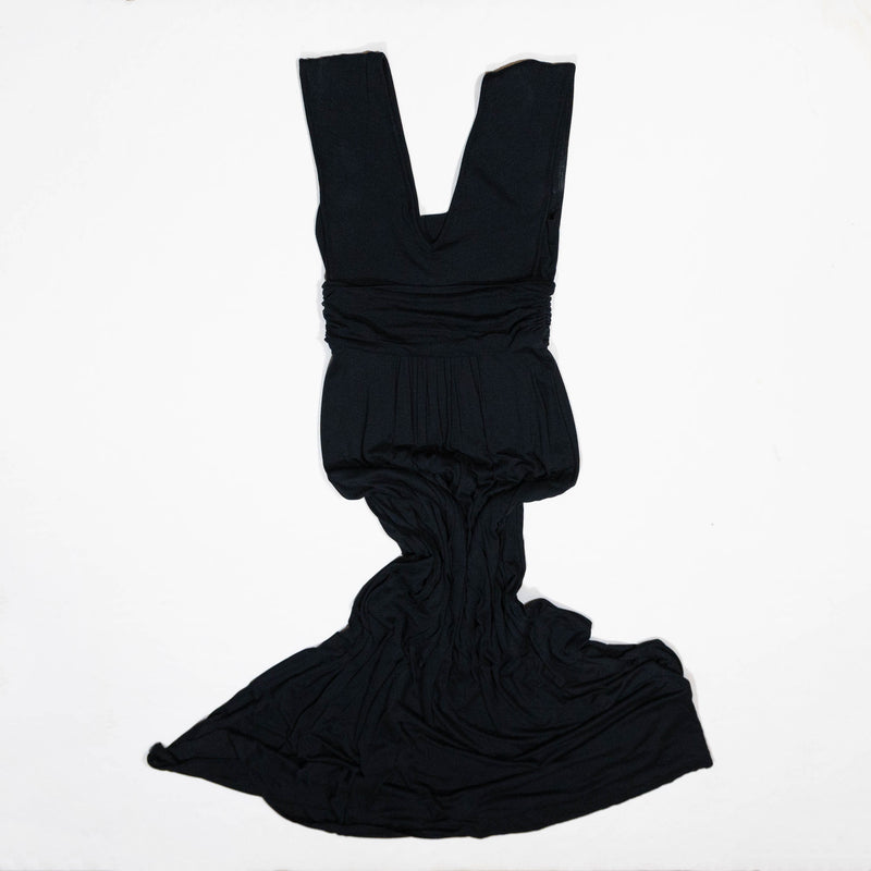Maeve Anthropologie Verda Jersey Knit Stretch V Neck Sleeveless Long Maxi Dress