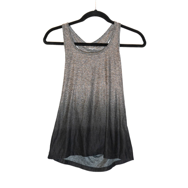 Beyond Yoga Women's Sleeveless Racerback Black Gray Ombre Work Out Tank Top XS