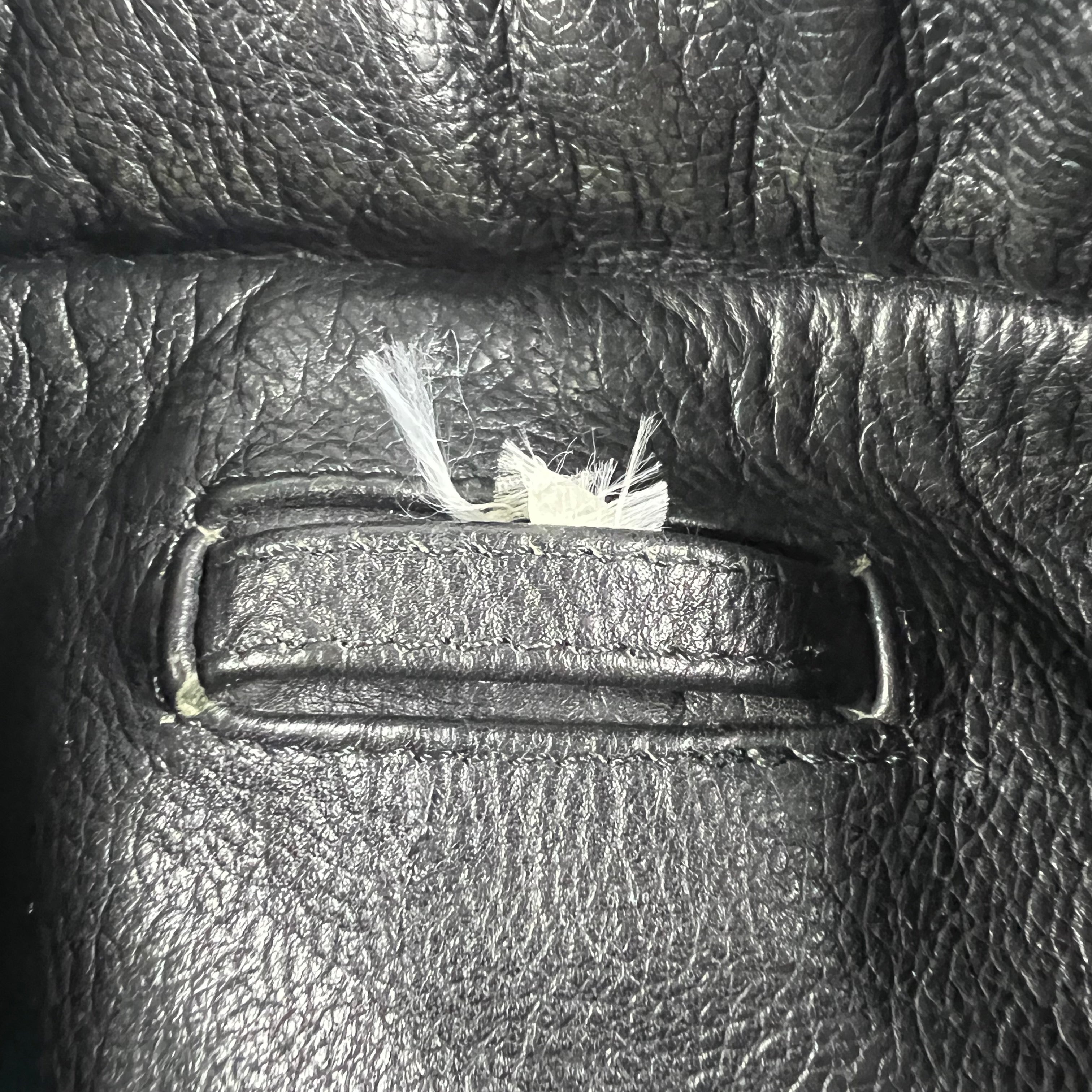 Blue Steel Genuine Leather Double Breasted Collared Jacket Coat Solid Black LG