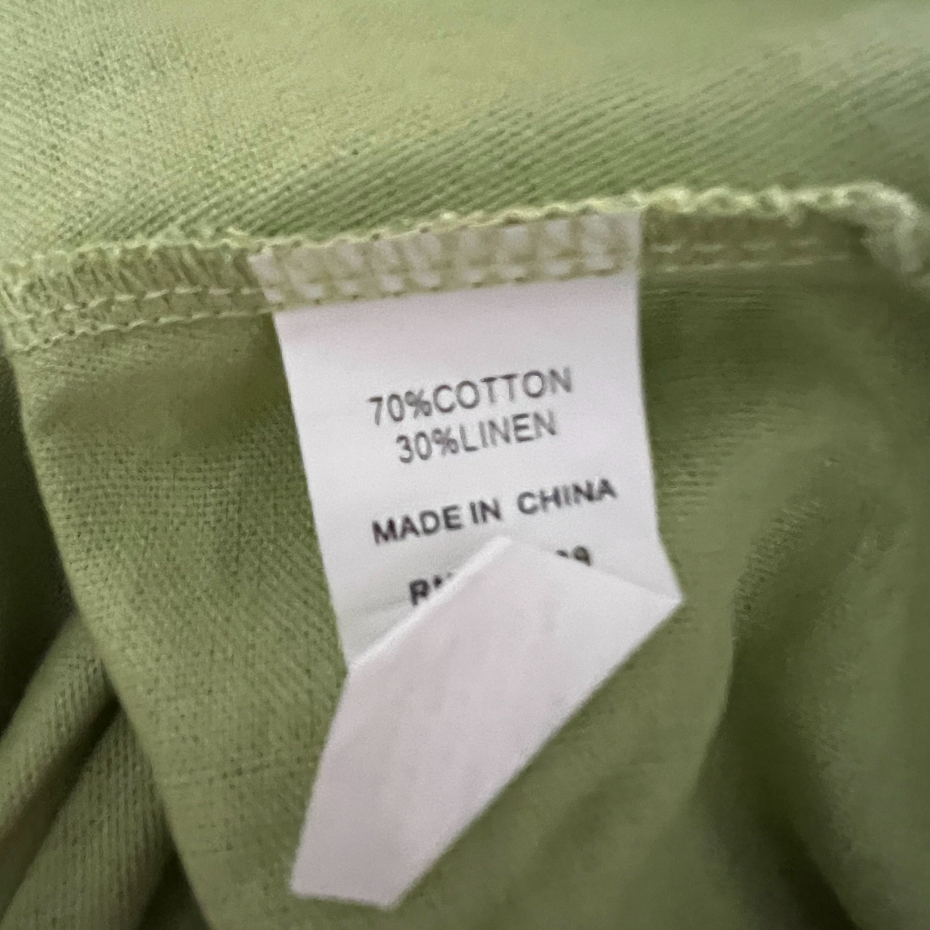 Petal & Pup Rosetta Cotton Linen Woven Strapless A Line Midi Dress Olive Green 2