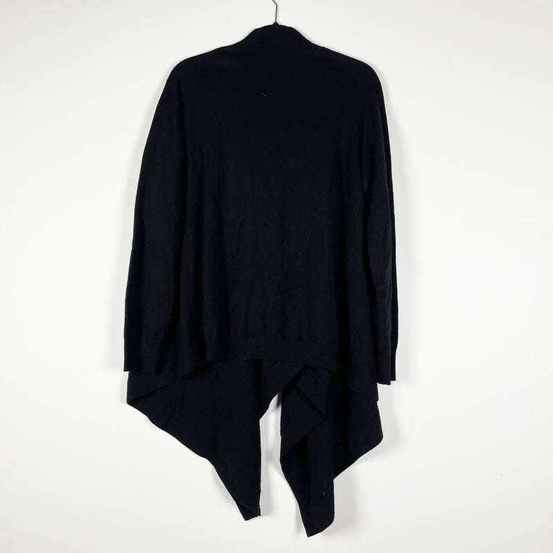 Givenchy Paris 100% Cashmere Sweater Knit open Front Cardigan Sweater Black M