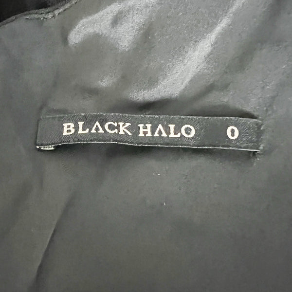 Black Halo Ally Ponte Stretch Sleeveless Sweetheart Neckline Black Sheath Dress