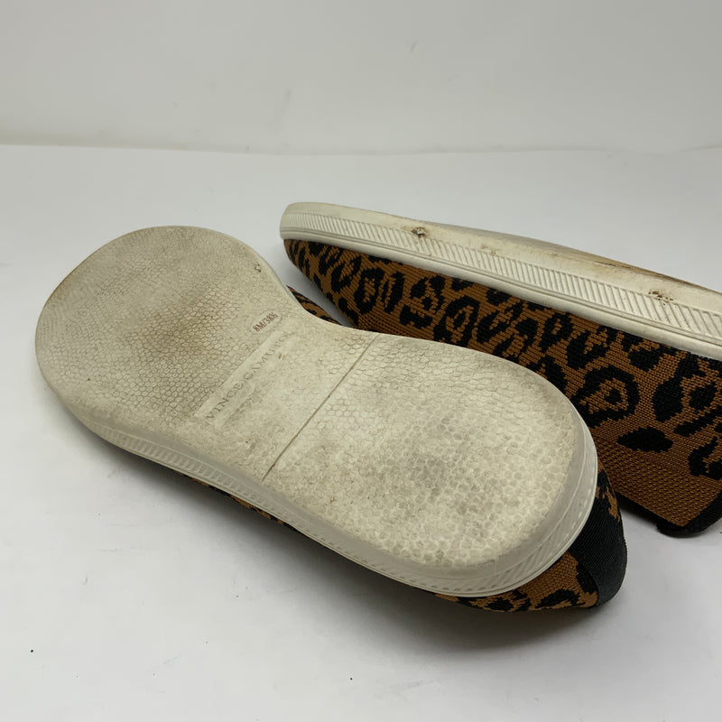 Vince Camuto Cabreli Washable Knit Fabric Stretch Slip On Cheetah Leopard Shoes