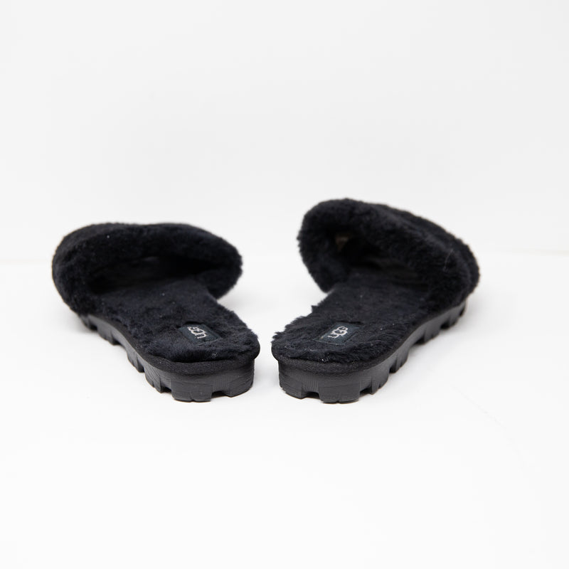 Ugg Australia Cozette Genuine Shearling Open Toe Slip On Flat Sandals Slippers 8