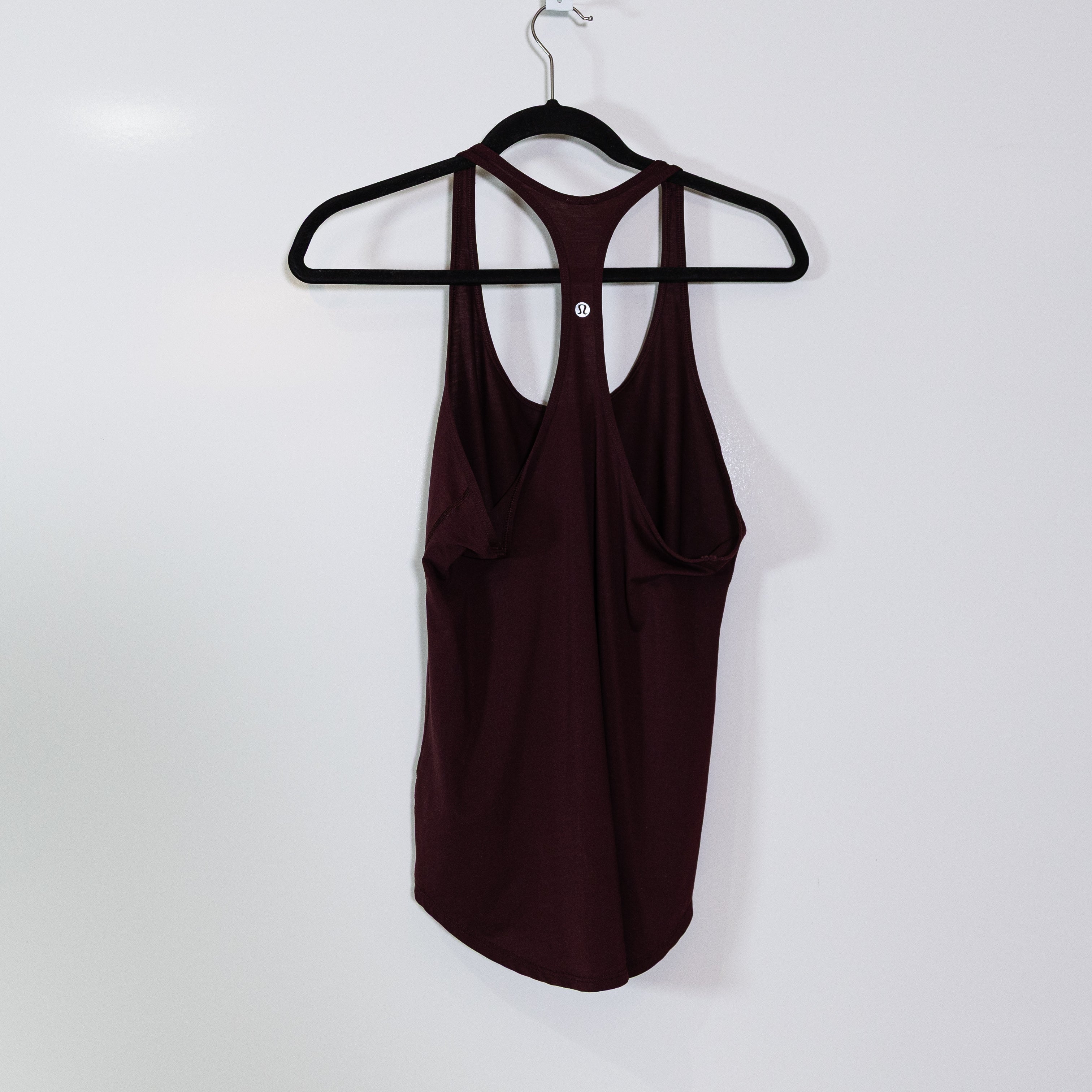 Lululemon Sleeveless Racerback Scoop Neck Athletic Work Out Tank Top Burgandy