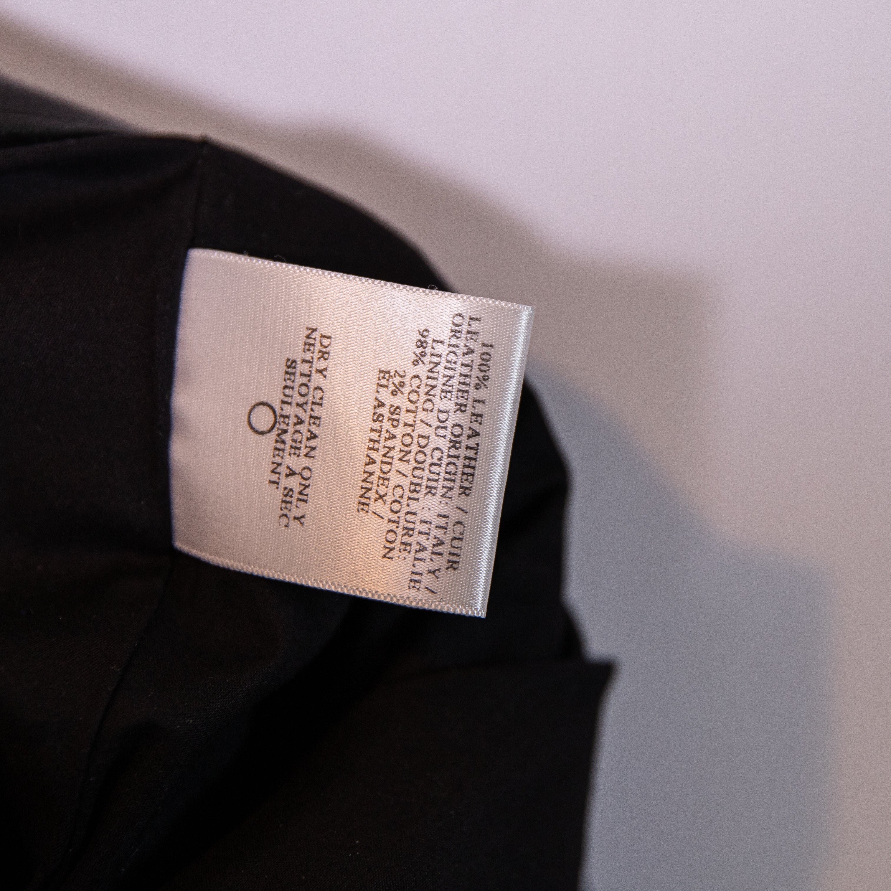 NEW A.L.C. Genuine Leather Panels Sleeveless Scoop Neck Mini Dress Black 0