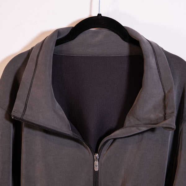 Lululemon Women's Softstreme Cinch-Waist Full Zip Jacket Graphite Grey 10