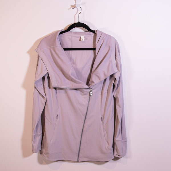 Lululemon Women's Every Journey Hoodie II Full Zip Jacket Nulu Iced Iris 12