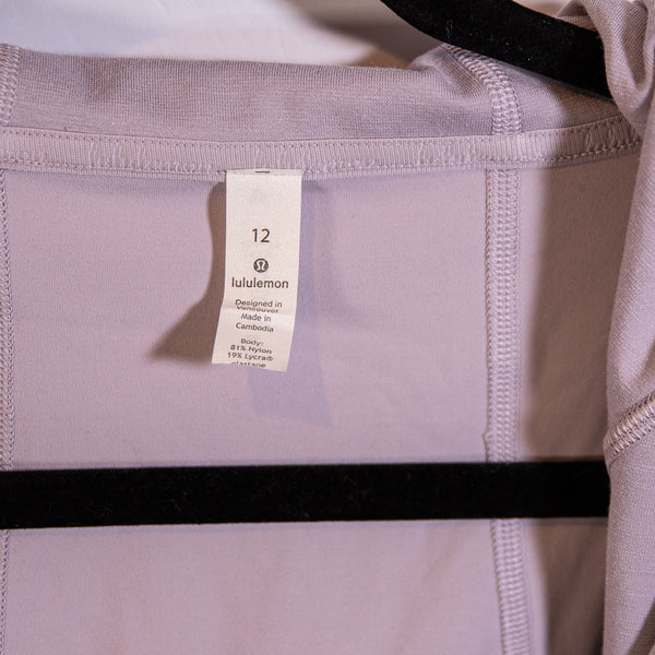 Lululemon Women's Every Journey Hoodie II Full Zip Jacket Nulu Iced Iris 12