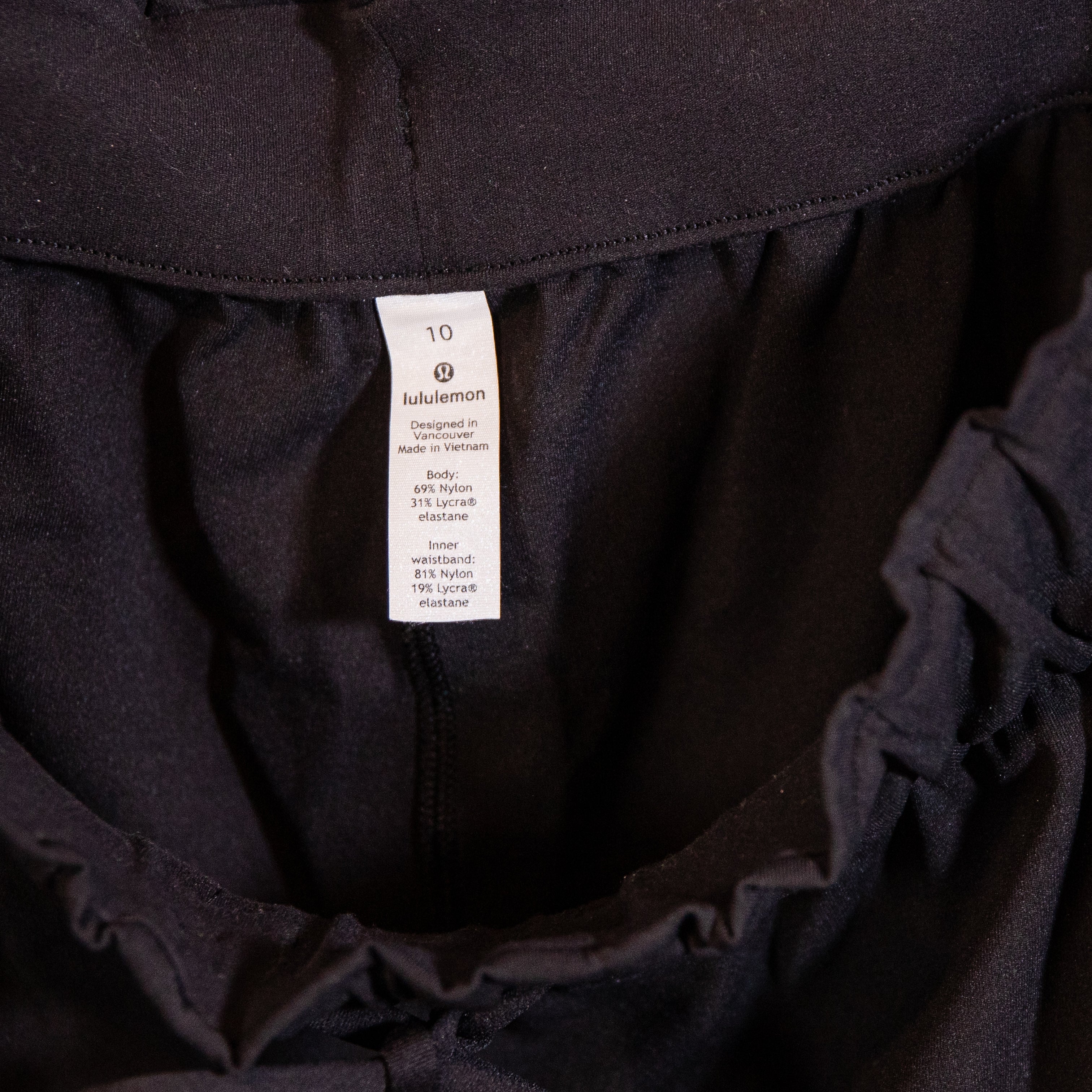 Lululemon Women's Keep Moving Pant 7/8 High-Rise Ankle Crop Track Pants Black 10