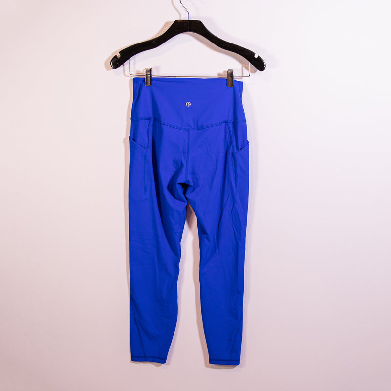 Lululemon Women's Align High-Rise Pant 25" Galactic Cobalt Blue Leggings 8