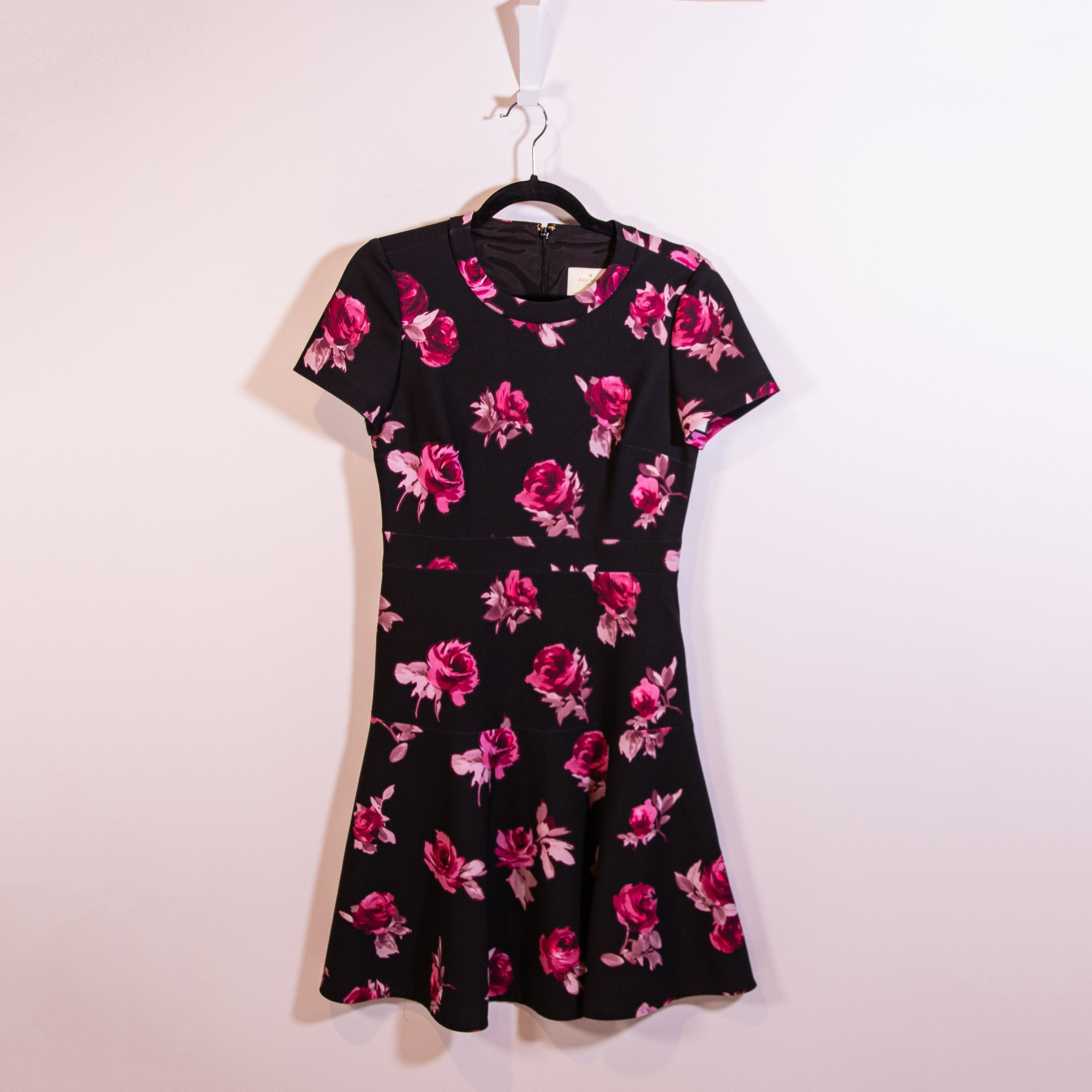 NEW Kate Spade Encore Rose Floral Flower Print Pattern Crepe Dress On Pointe 6