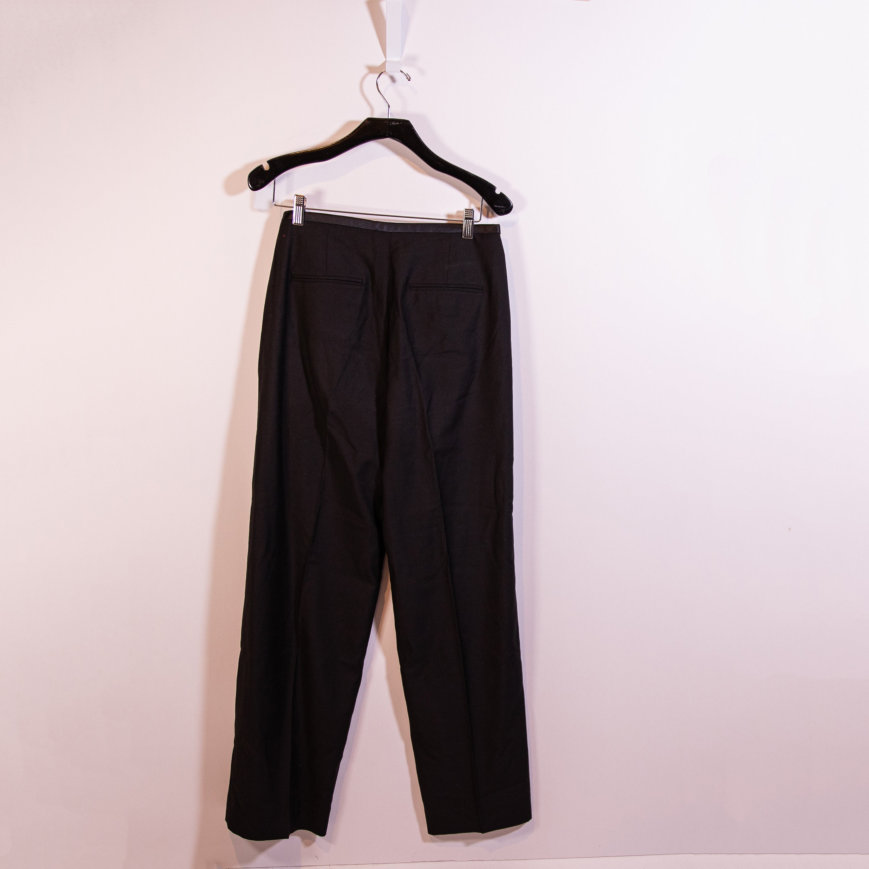 J. Crew Collection Women's Tollegno 1900 Italy Wool Straight Leg Trouser Pants 8