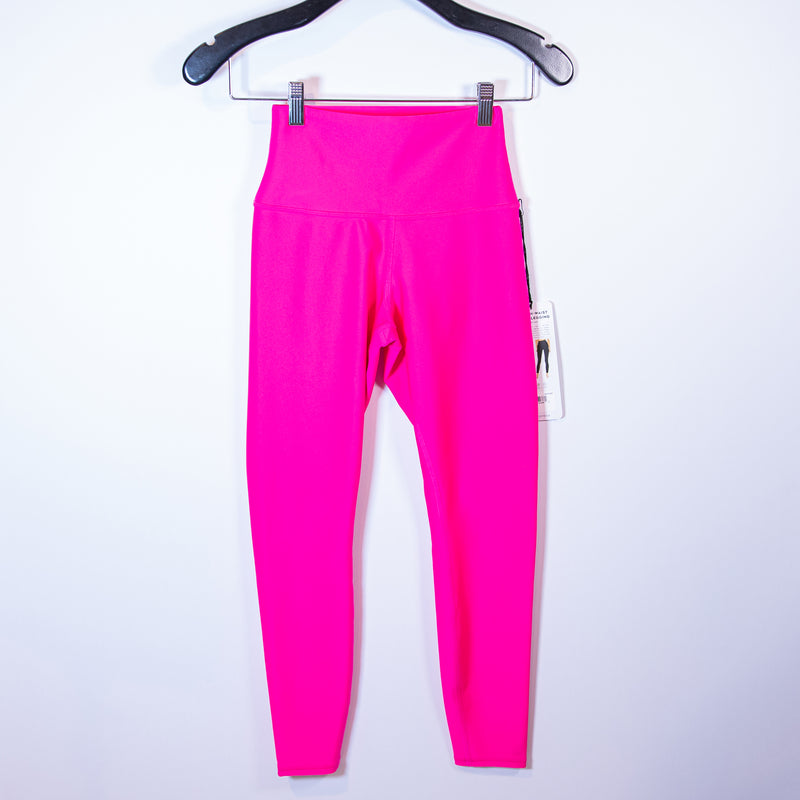 NEW Alo Yoga Women's 7/8 High Waist Airlift Athletic Work out Leggings Neon Pink