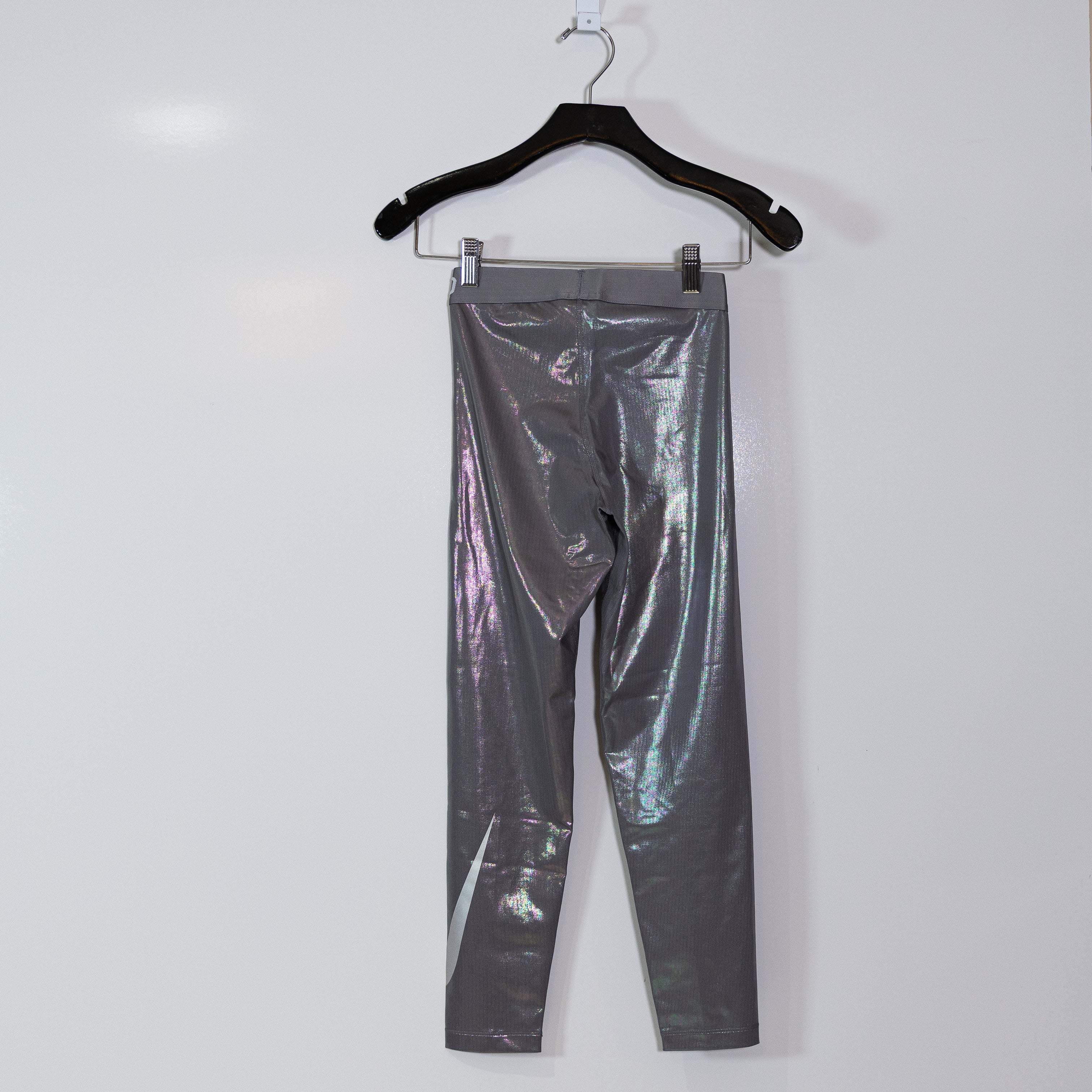 Nike Pro Dri-Fit Tight Fit 7/8 Length Athletic Work Out Leggings Iridescent XS