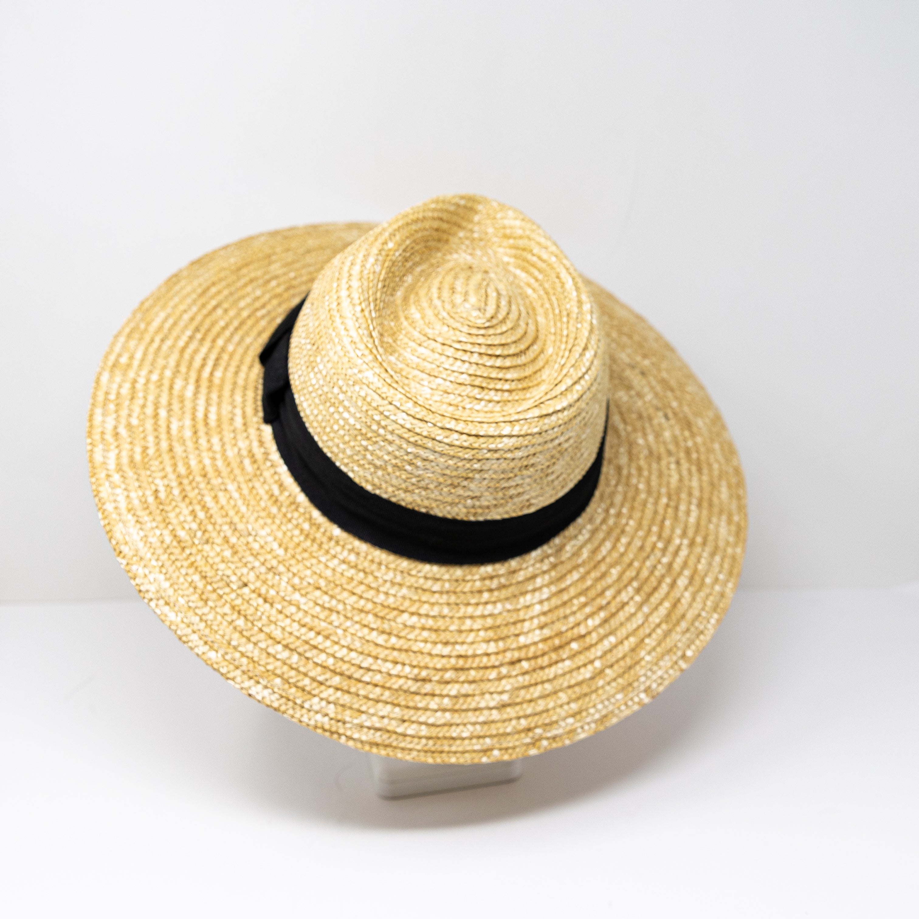 Brixton Joanna Straw Woven Weave Ribbon Trim Sun Hat Accessory Honey Small