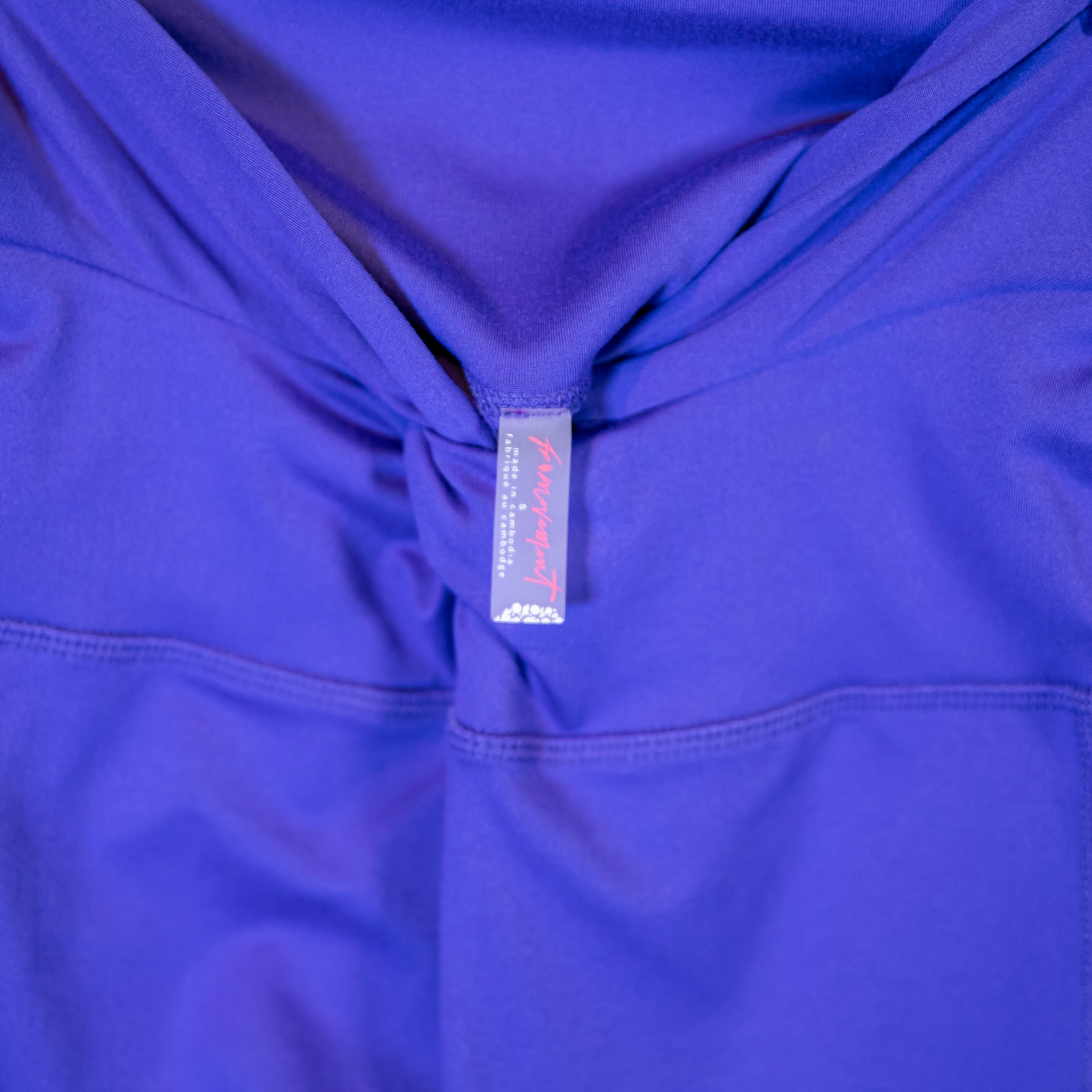 Free People x FP Movement Breathe Deeper Twist Knot Front Leggings Moroccan Blue