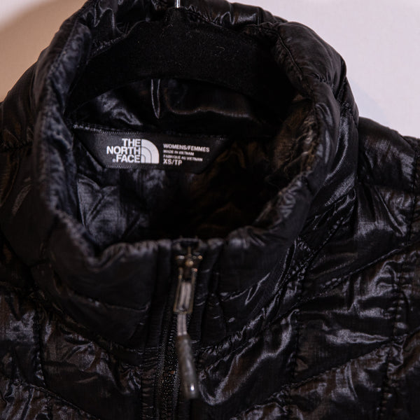 The North Face Women's Faux Down Filled Quilted Sleeveless Vest Jacket Black XS