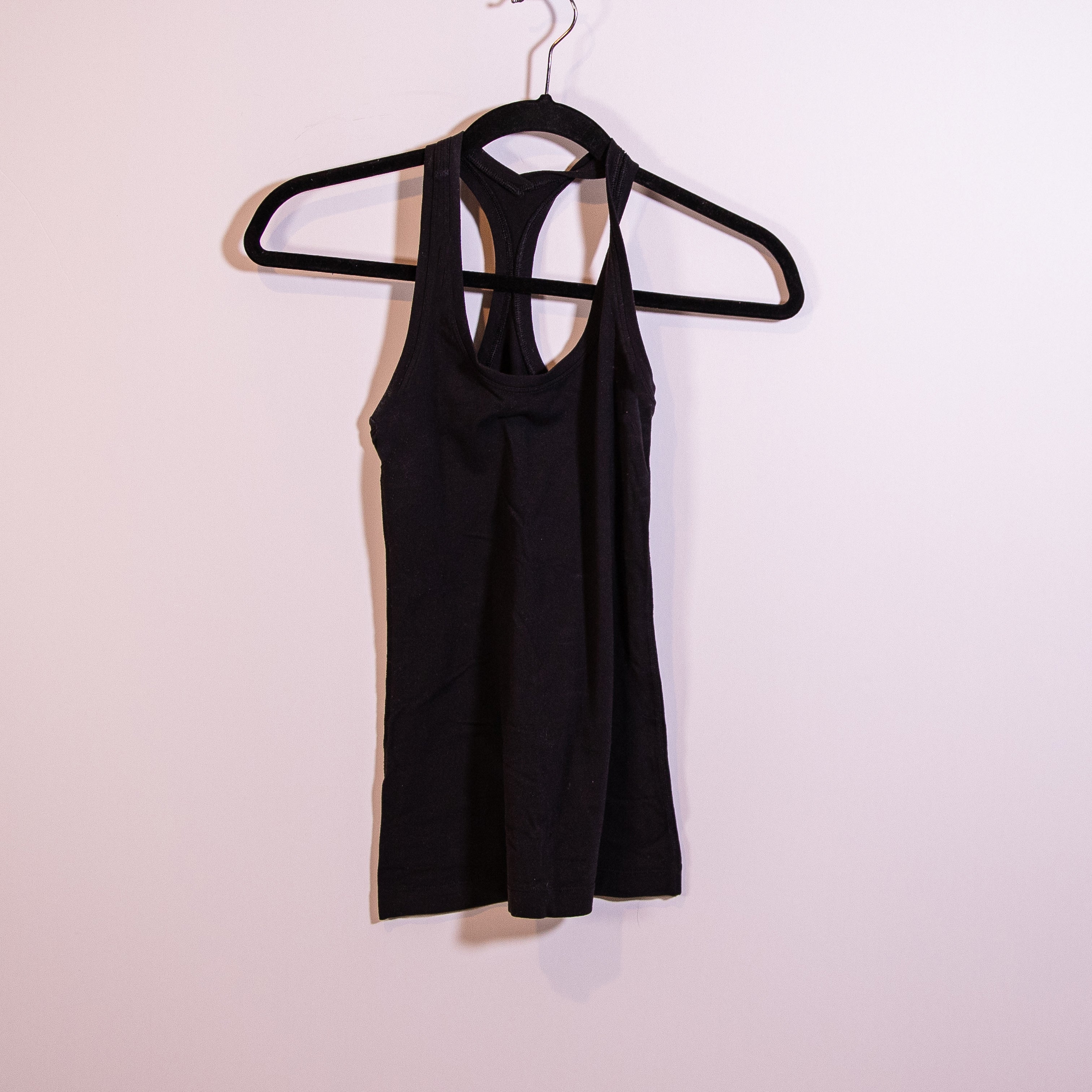 Lululemon Women's Cool Racerback Sleeveless Athletic Work Out Tank Top Black XS