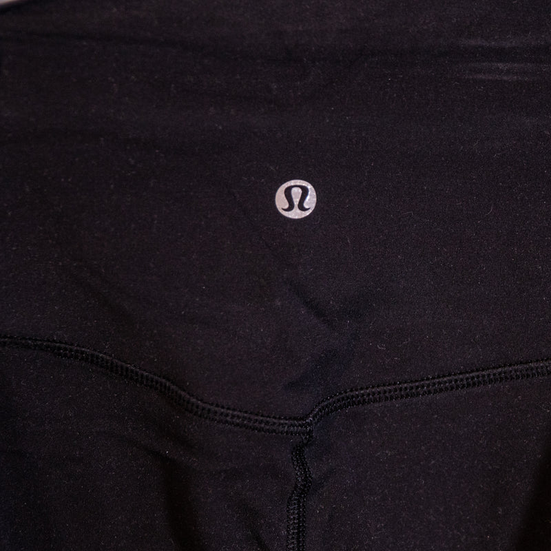 Lululemon Women's Align Athletic Work Out Leggings Solid Black Pants 2