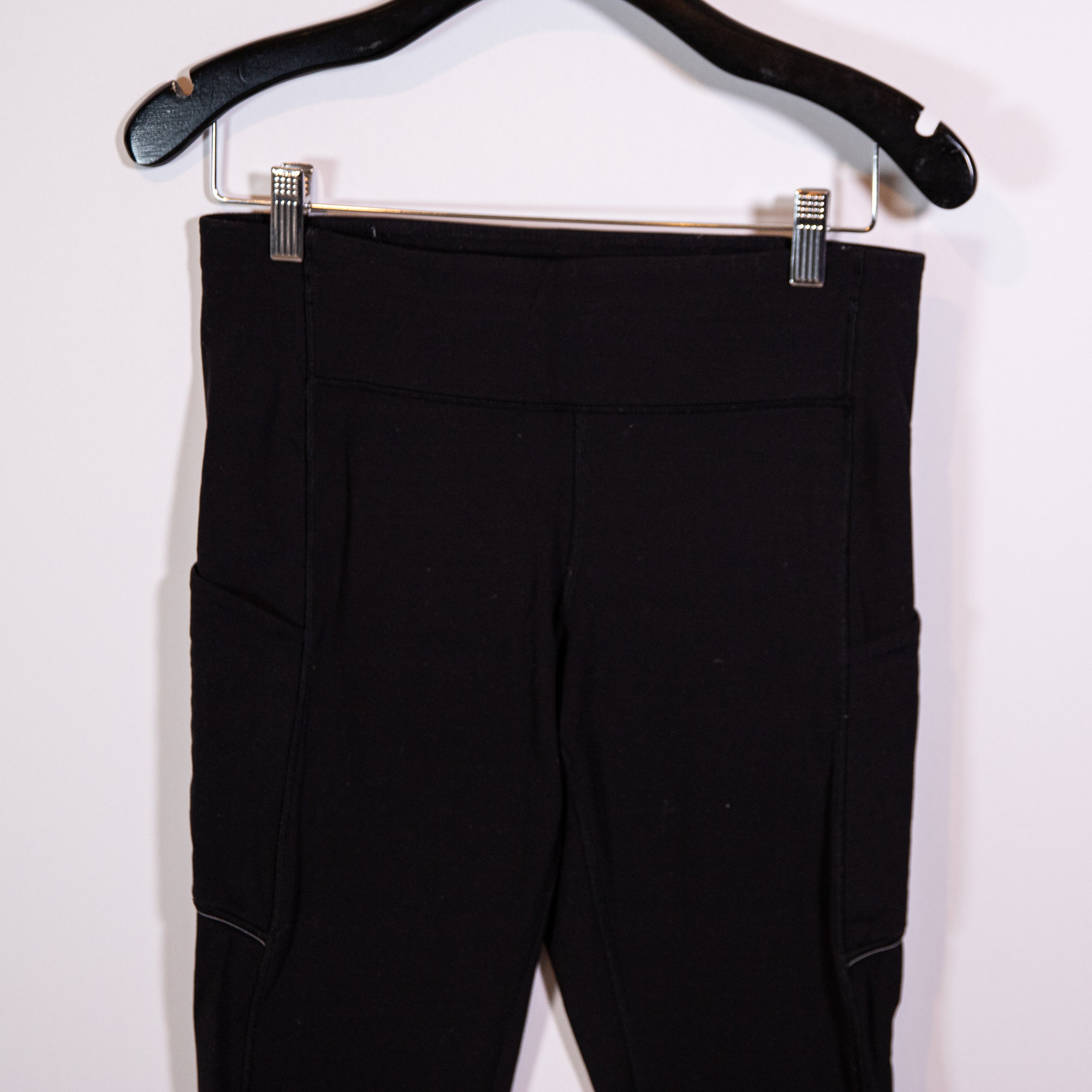 Lululemon Women's Speed Up Tight Athletic Work Out Leggings Pants Solid Black 8