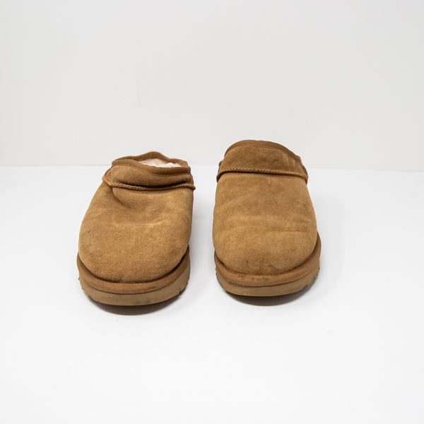 Ugg Women's Classic Micro Low Top Genuine Suede Shearling Lined Slippers Shoes