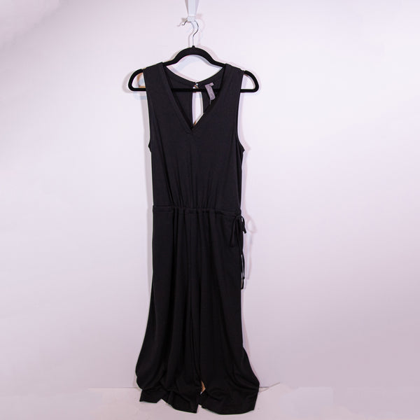 NEW Sweaty Betty Cruise Cupro Stretch Knit V Neck Sleeveless Jumpsuit Jumper S