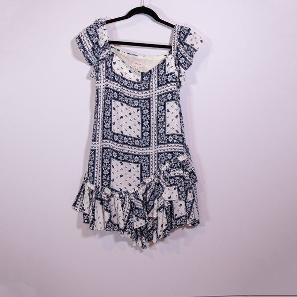Cinq A Sept Minella Off The Shoulder Ruffle Asymmetrical Hem Mini Dress 4