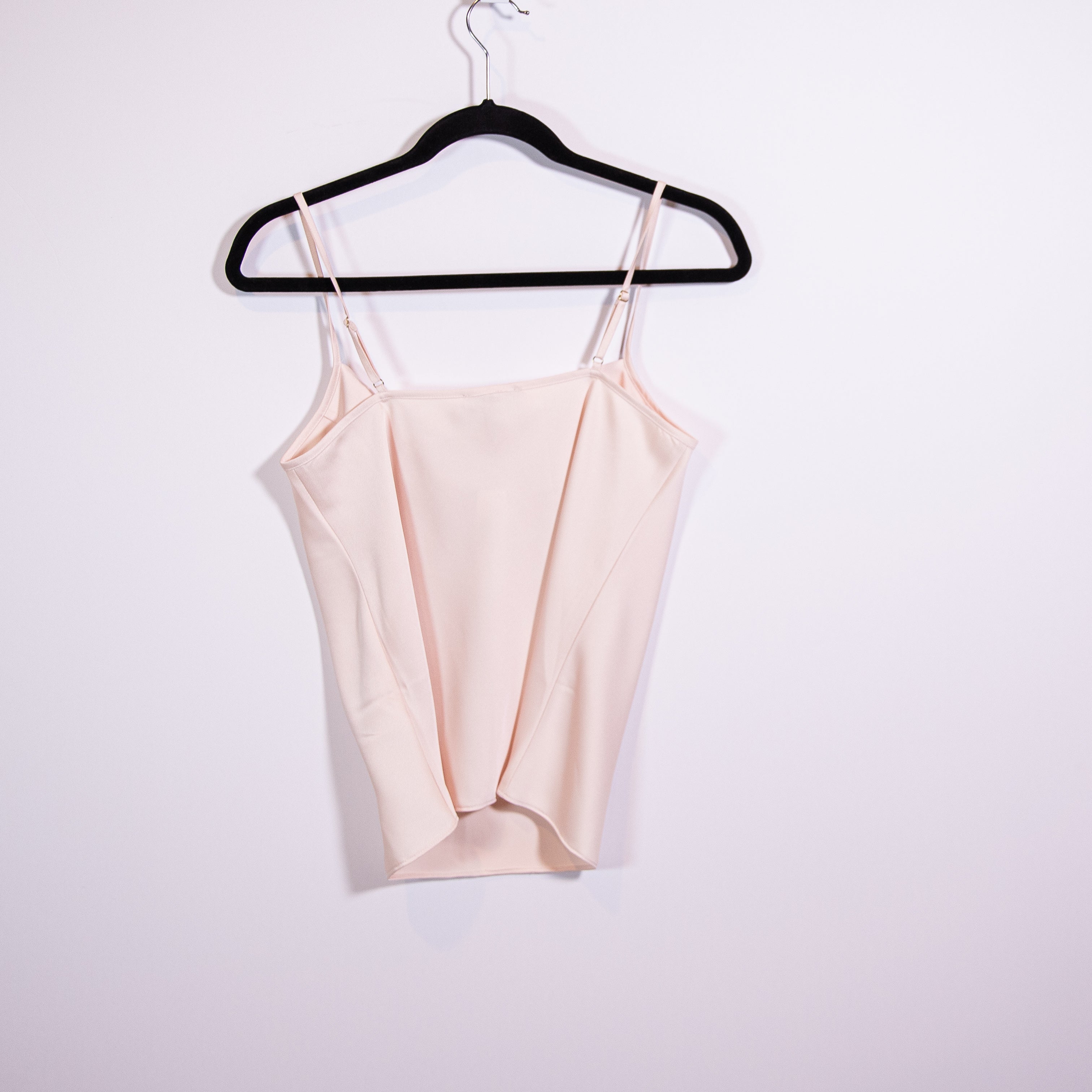 NEW J. Crew Cowlneck Satin Sleeveless Camisole Tank Tank Dusty Pink XXS