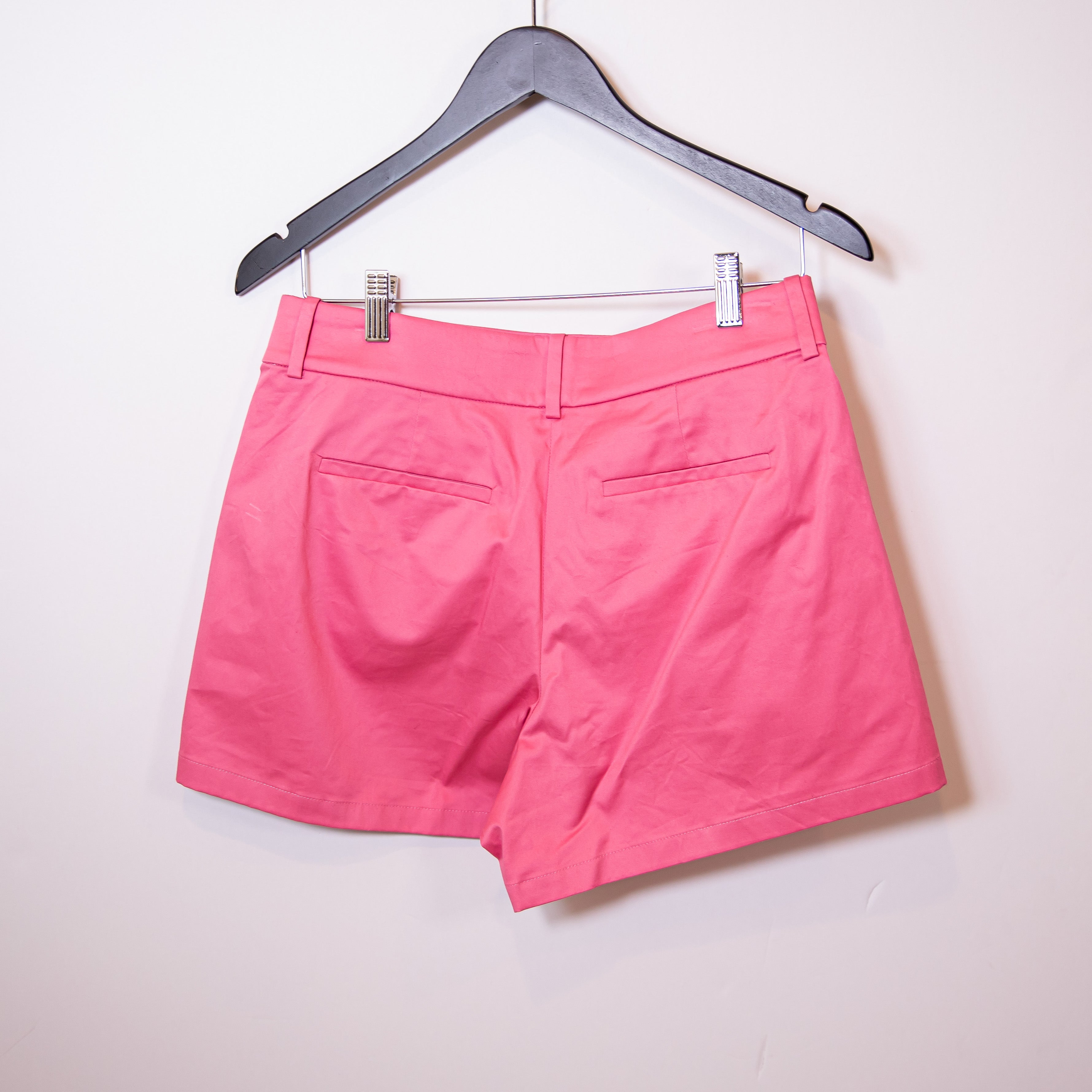NEW J. Crew High Rise Pleated Mini Short In Lightweight Chino Cotton Poplin Pink