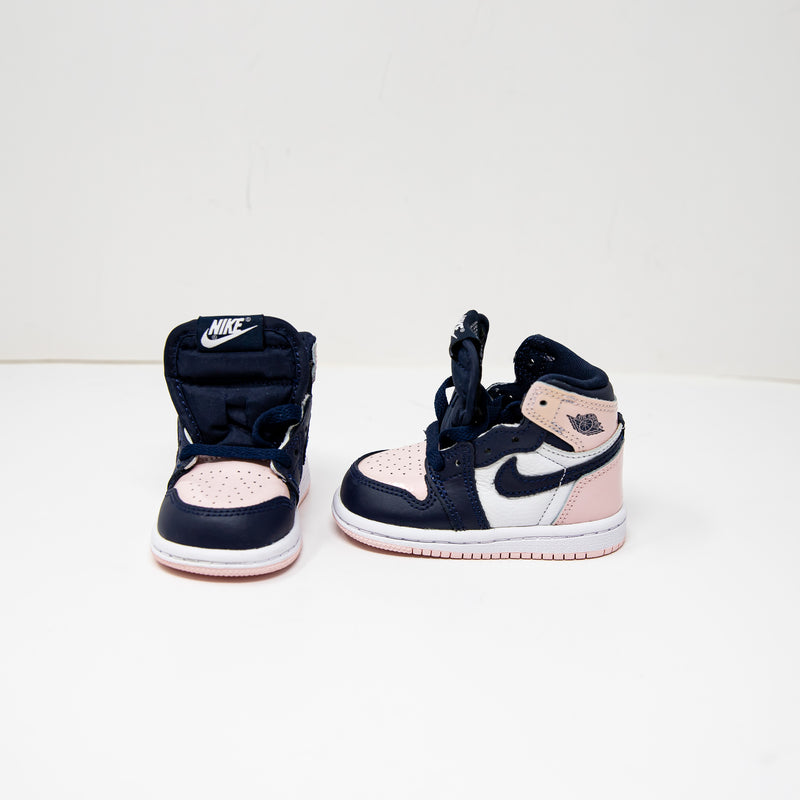 NEW Nike Air Jordan 1 Retro High Top OG SE Bubble Gum Pink Blue Sneakers Shoe 4C