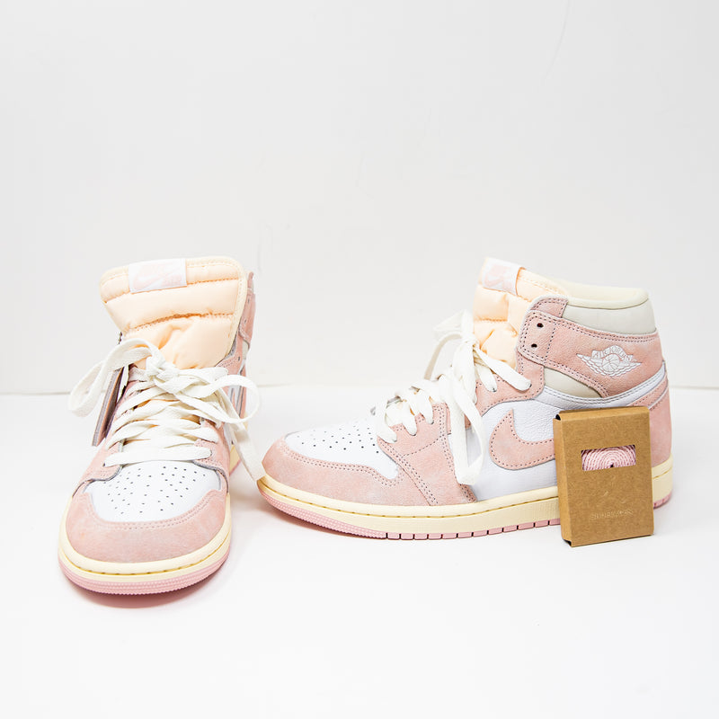 NEW Nike Women's FD2596-600 Air Jordan 1 High Top Washed Pink Sneakers Shoes 8.5