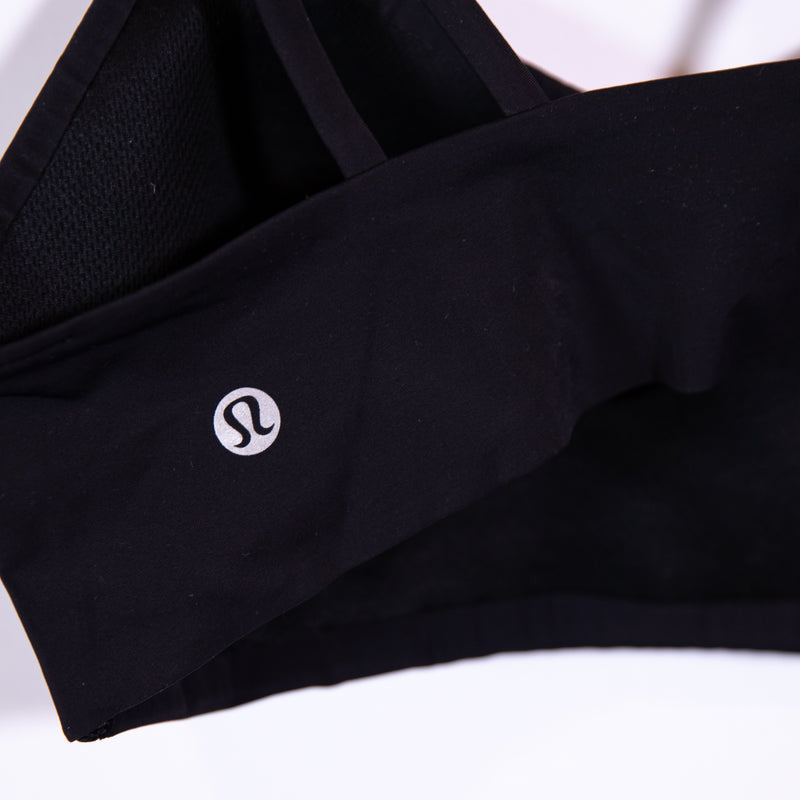 Lululemon Women's Like A Cloud Light Support Athletic Work out Sports Bra Black