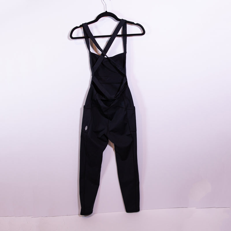 Free People FP Movement My High One Piece Jumpsuit Jumper Athletic Black Small