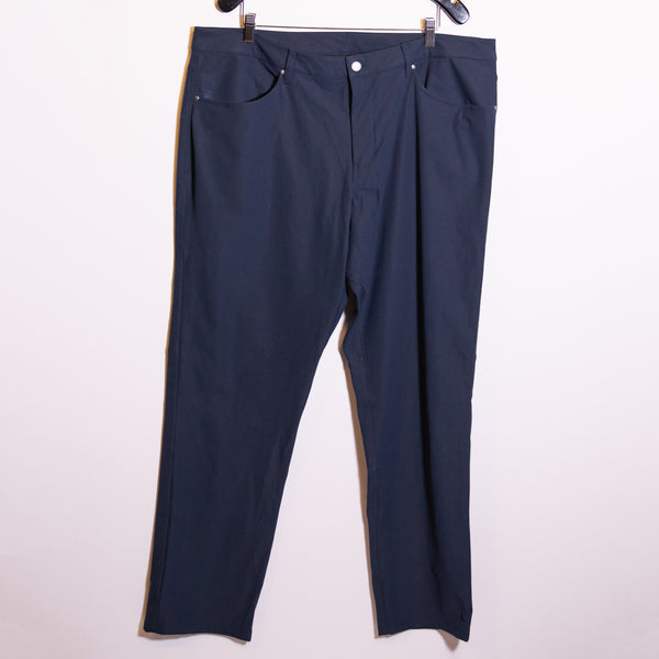 Lululemon ABC Straight Leg Warpstreme Quick Drying Casual Pants True Navy Blue