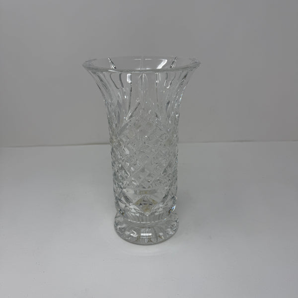 Waterford Ireland Lismore Crystal Cut Flared Footed Flower Vase Home Decoration