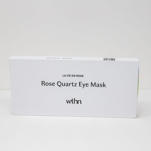 NEW Wthn Rose Quartz Genuine Stone Spa Relax Eye Mask