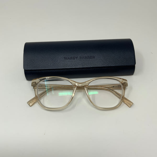 Warby Parker Amelia Elderflower Crystal Clear Eyeglasses